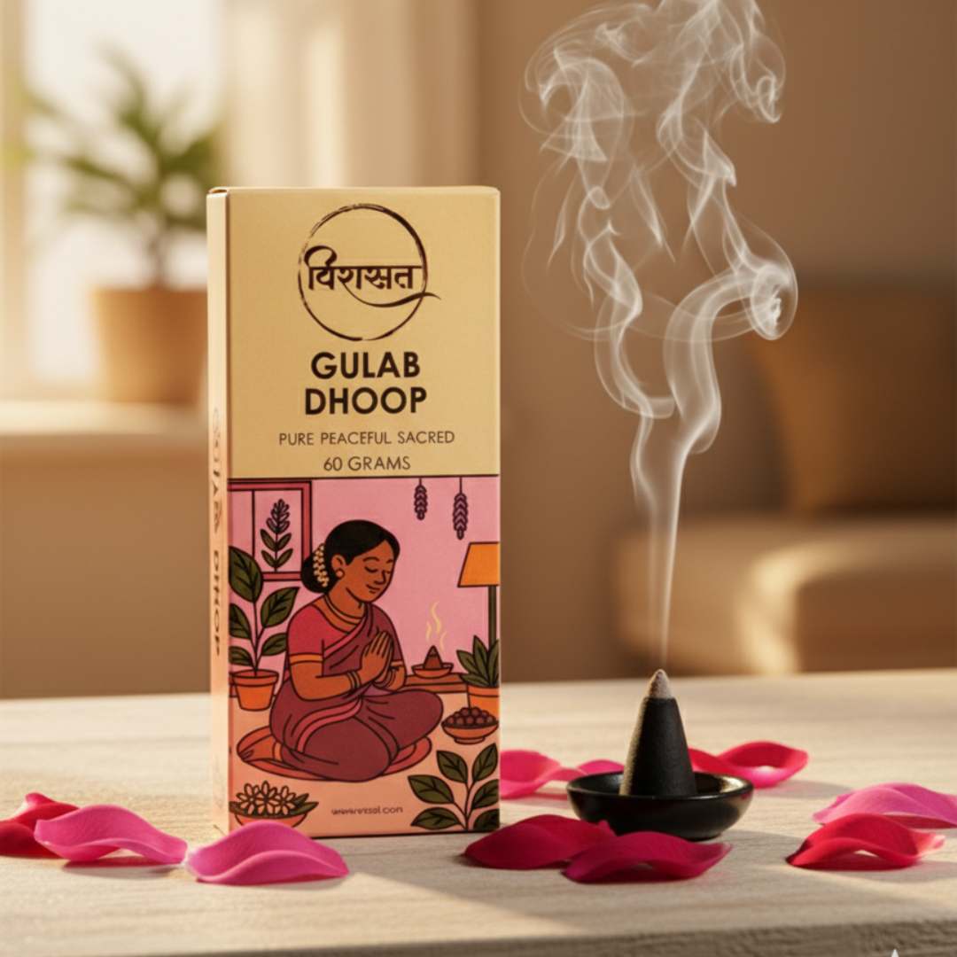 Virasit Premium Dhoop | Gulab Flavour