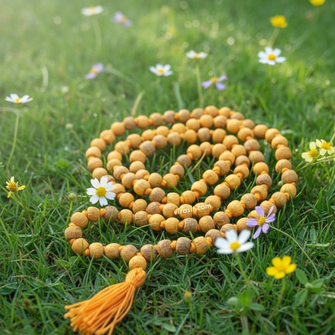 Virasit Haldi Mala | Original Turmeric Bead | 108 Beads