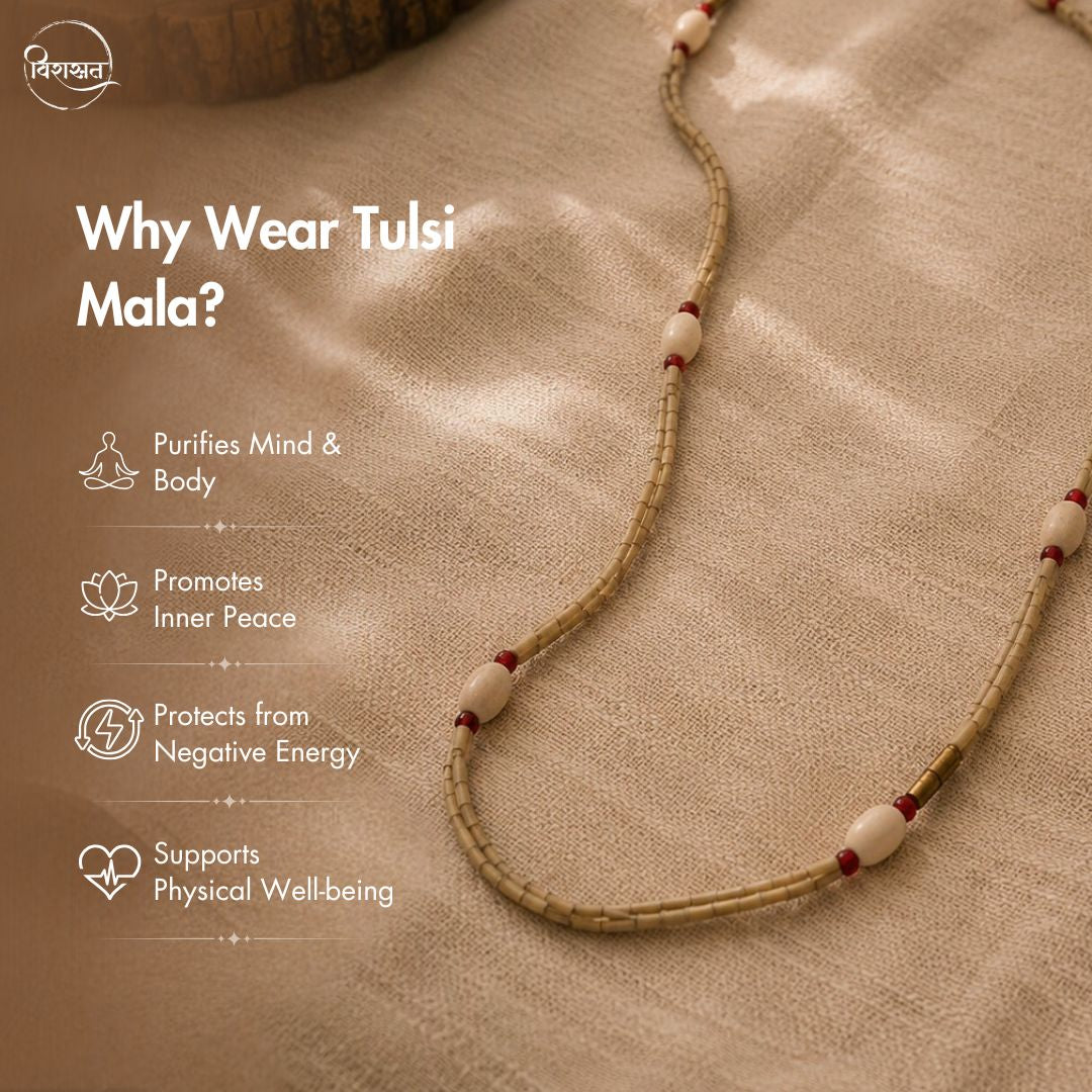 Tulsi Mala Three Layered