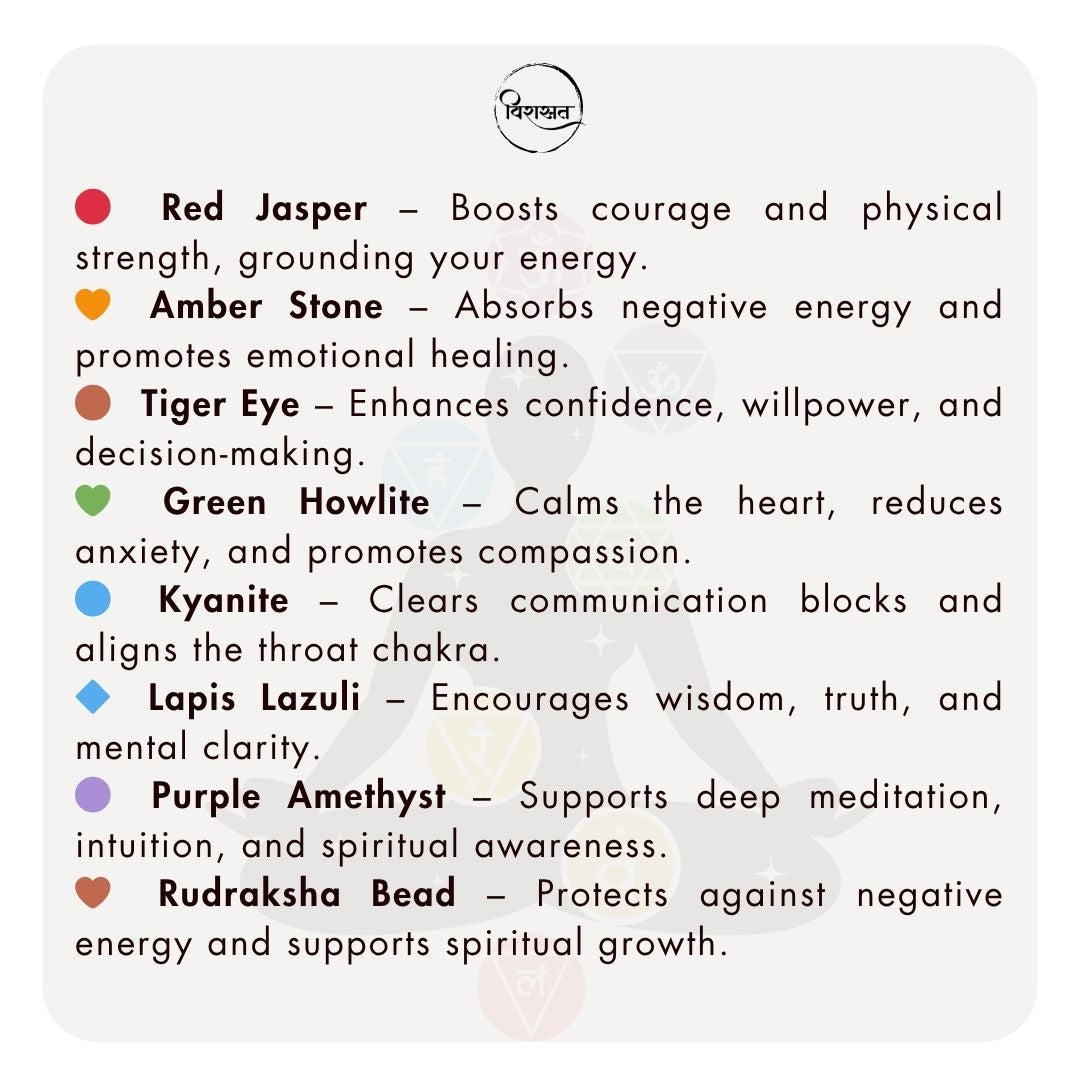 7 Chakra Rudraksha Bracelet | Aligns Chakras & Brings Positive Energy