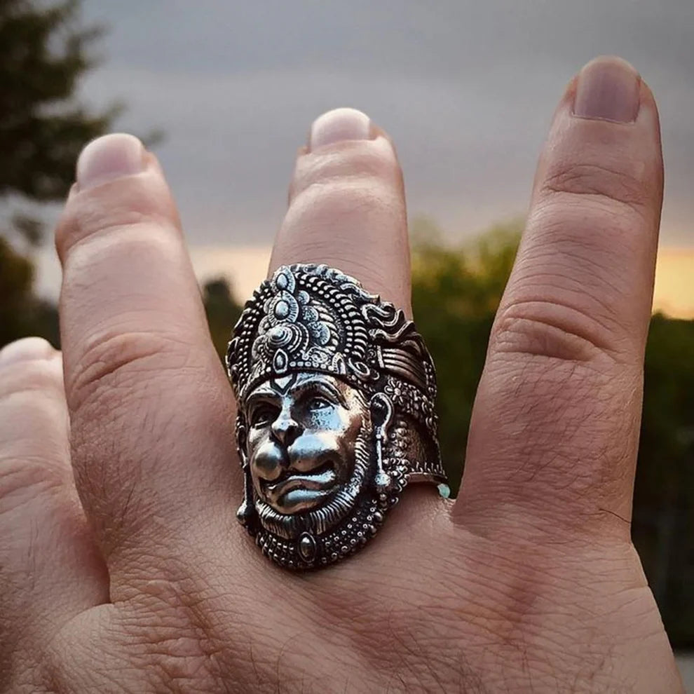 Hanuman Finger Ring – Strength, Courage & Protection