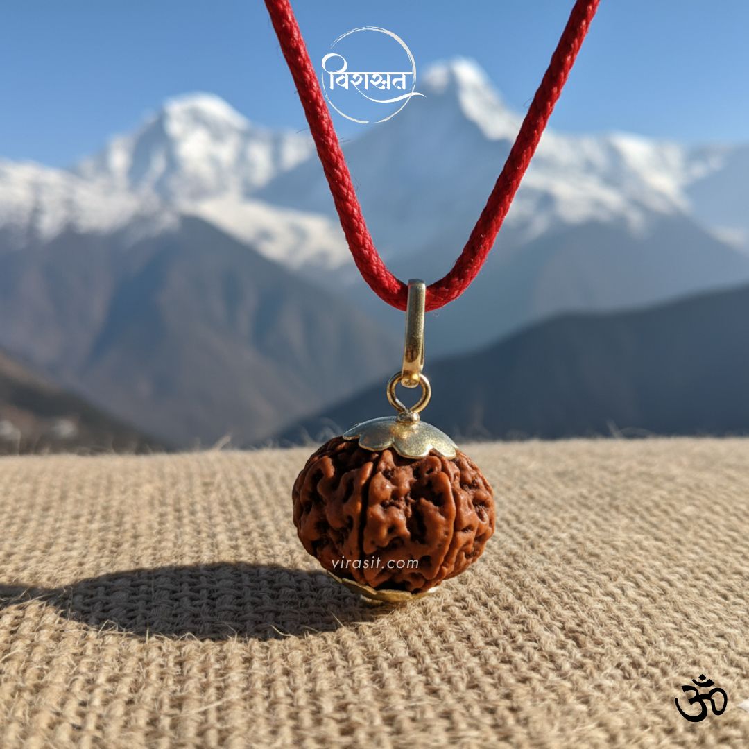 Nepali 9 Mukhi Rudraksha – 100% Natural & Certified