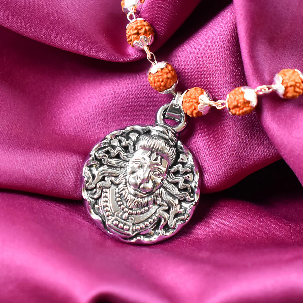 Rudraksha & Hanumanji Pendant Chain