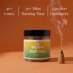 Virasit Malabar Dhoop Cones | Pineapple Flavour | 1 Month Pack