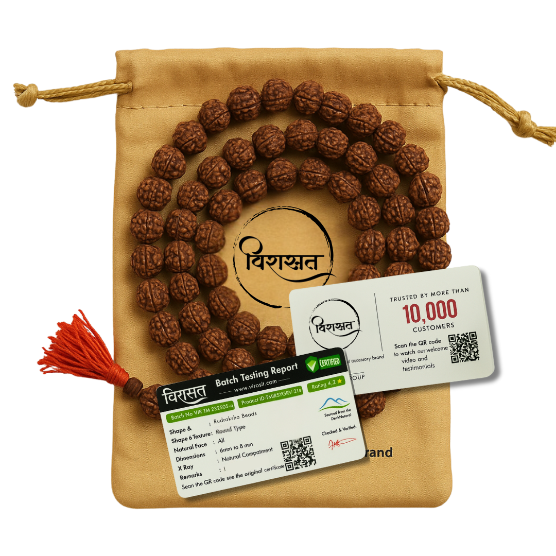 5 Mukhi Rudraksha Mala
