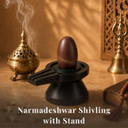 Narmadeshwar Shivling with Stand