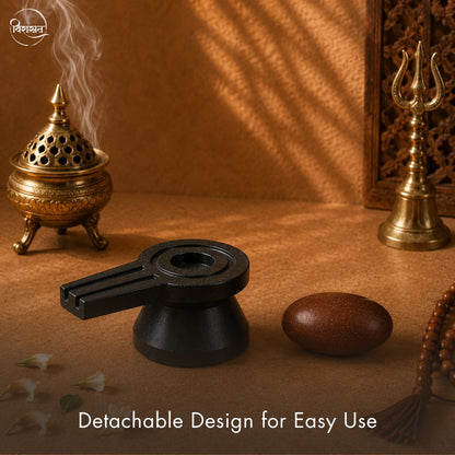 Narmadeshwar Shivling with Stand