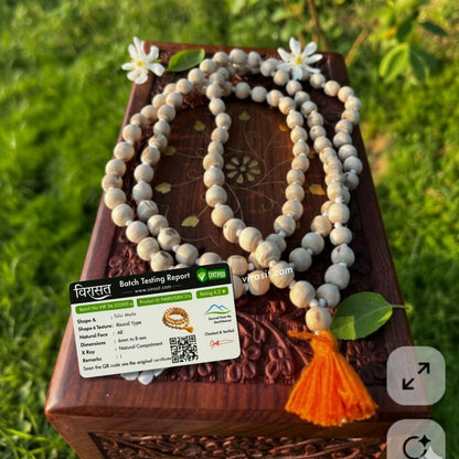 Virasit Naam Jaap Kit – Tulsi Mala, Mala Chanting Bag & Jaap Counter