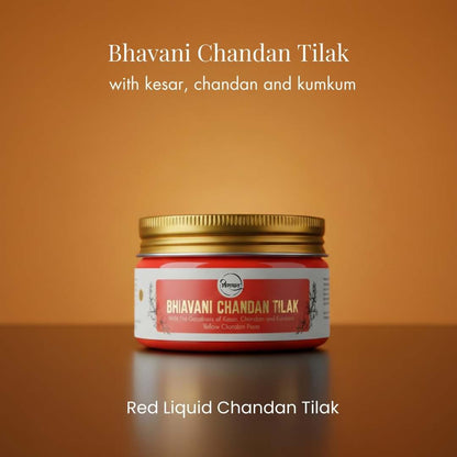 Virasit Bhavani Chandan Tilak | Red Chandan Paste | 150 Grams
