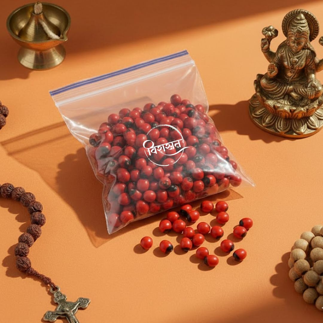 Virasit Ratti (Gunja Seeds) | Original Red & Black Seeds