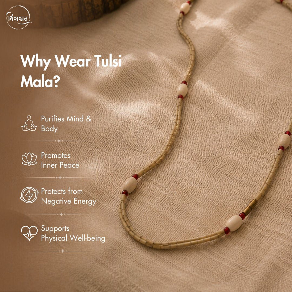 Tulsi Mala Three Layered