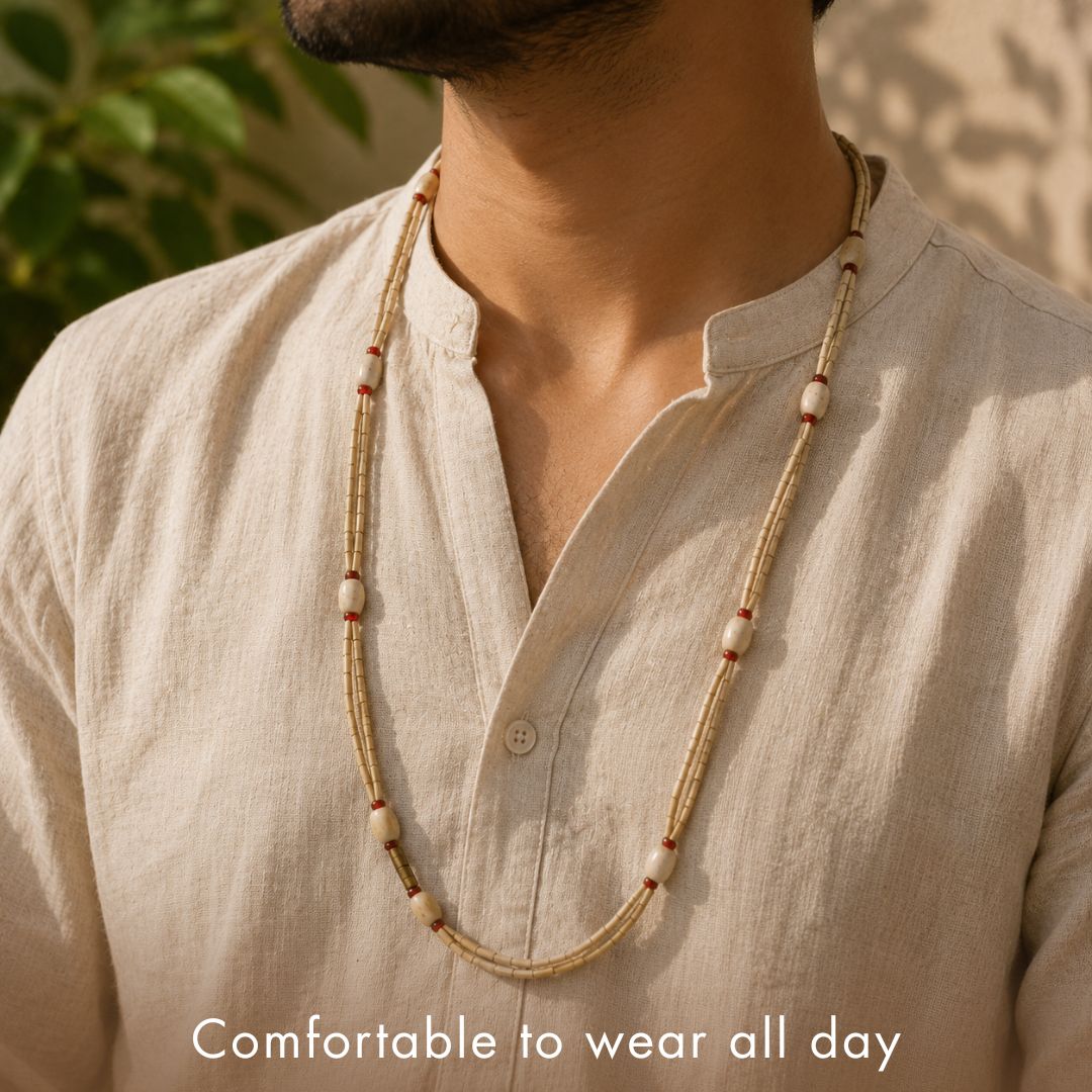 Tulsi Mala Three Layered