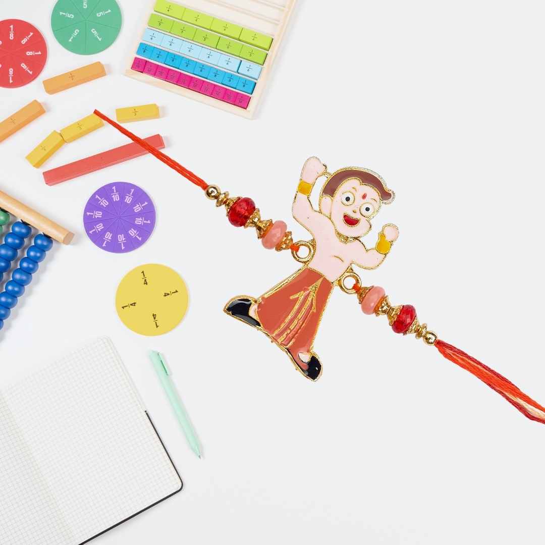 Kids Chota Bheem Rakhi Set