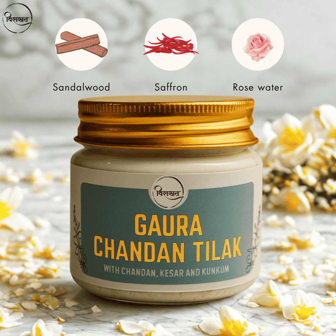Virasit Guara Chandan Tilak (White)