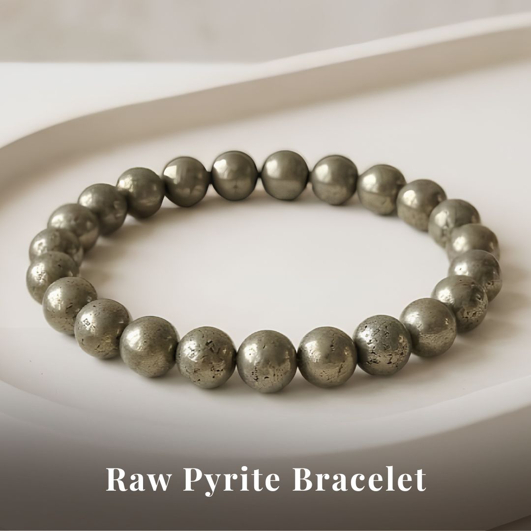 Raw Pyrite Bracelet