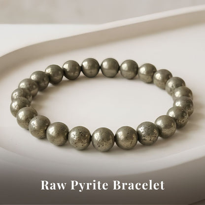 Raw Pyrite Bracelet