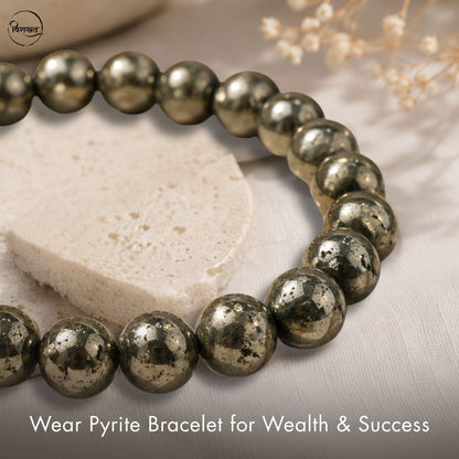 Raw Pyrite Bracelet