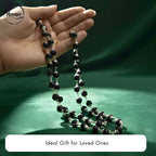 Karungali Mala With Silver Cap