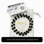Karungali Mala With Silver Cap