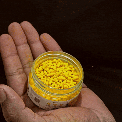 Vaishnav Danedar Tilak - Yellow Danedar Tilak (50g)