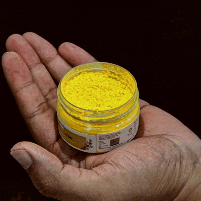 Vaishnav Powder Tilak - Yellow Powder Tilak (40g)