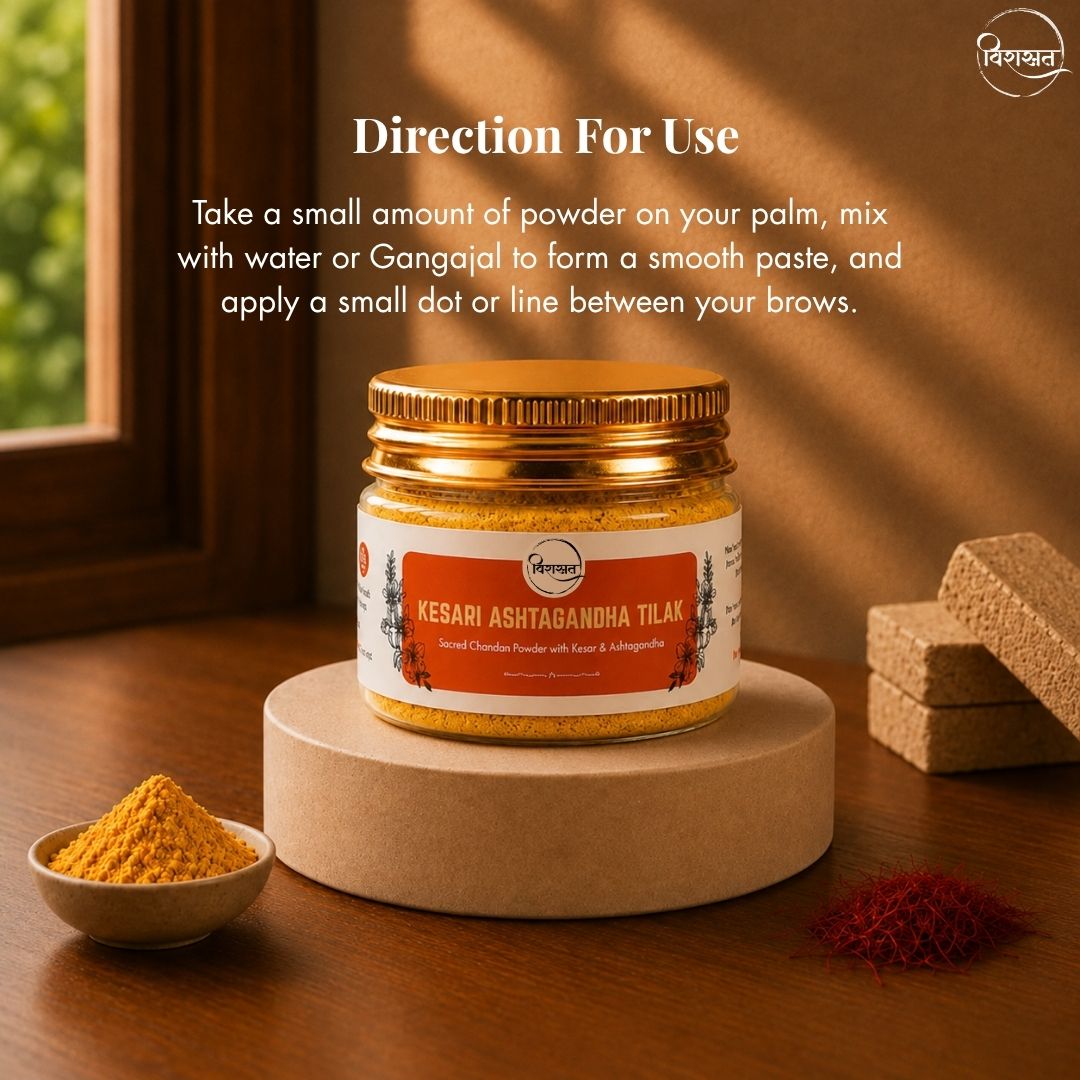 Kesari Ashtagandha Powder Tilak (40g)