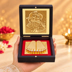 Radhe Krishna Charan Paduka Puja Box
