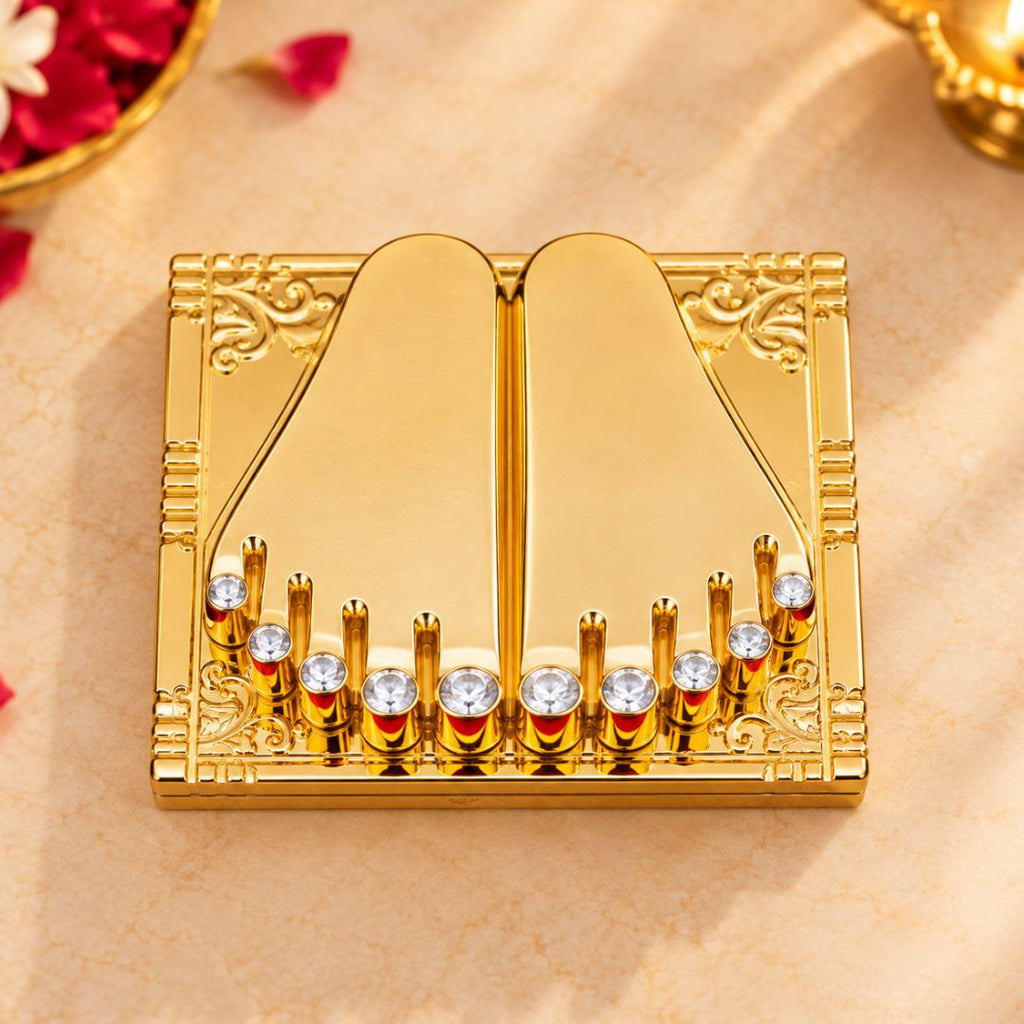 Radhe Krishna Charan Paduka Puja Box