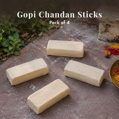 Gopi Chandan Sticks (Pack of 4)