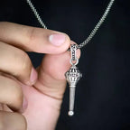 Lord Hanuman Gada Pendant With Chain