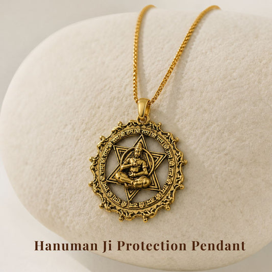 Hanuman Ji Protection Pendant with Chain