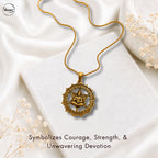 Hanuman Ji Protection Pendant with Chain