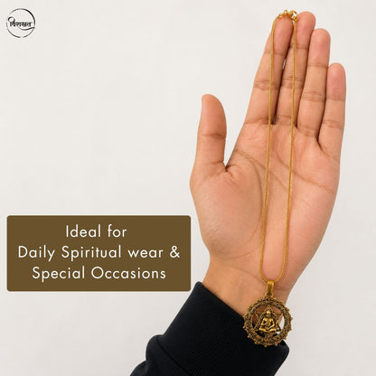 Hanuman Ji Protection Pendant with Chain.