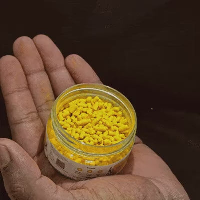 Vaishnav Danedar Tilak - Yellow Danedar Tilak (50g)
