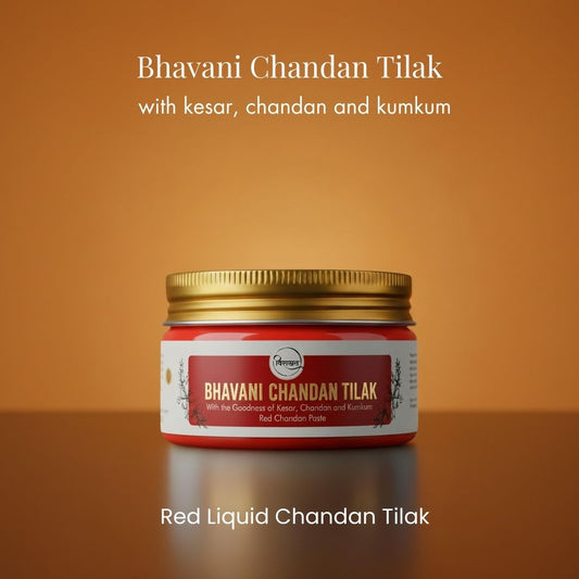 Virasit Bhavani Chandan Tilak | Red Chandan Paste | 150 Grams