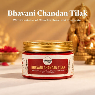 Bhavani Chandan Tilak - Red Chandan Paste (150g)