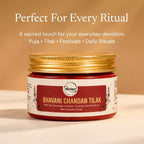 Bhavani Chandan Tilak - Red Chandan Paste (150g)