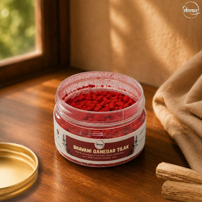 Bhavani Danedar Tilak - Red Danedar Tilak (50g)