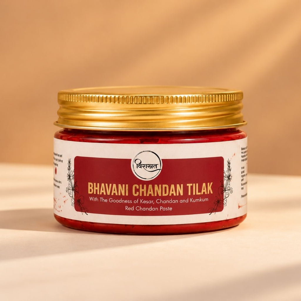 Bhavani Chandan Tilak - Red Chandan Paste (150g)