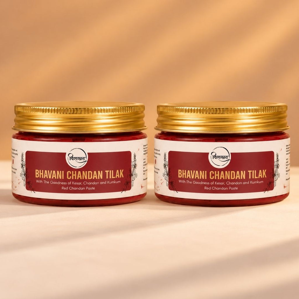Bhavani Chandan Tilak - Red Chandan Paste (150g)