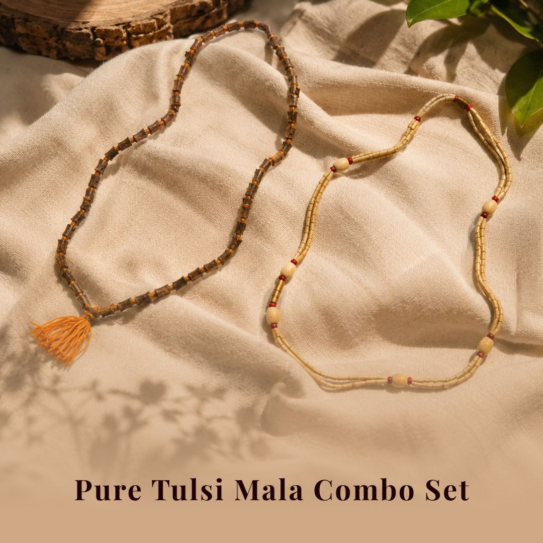 Pure Tulsi Mala Combo Set