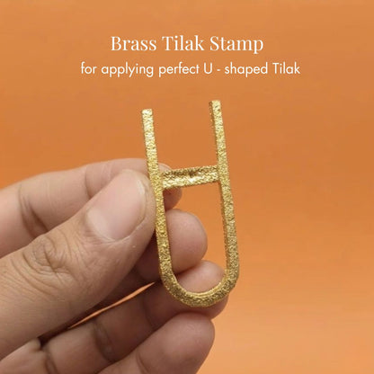 Brass Tilak Stamp (U-Shape)