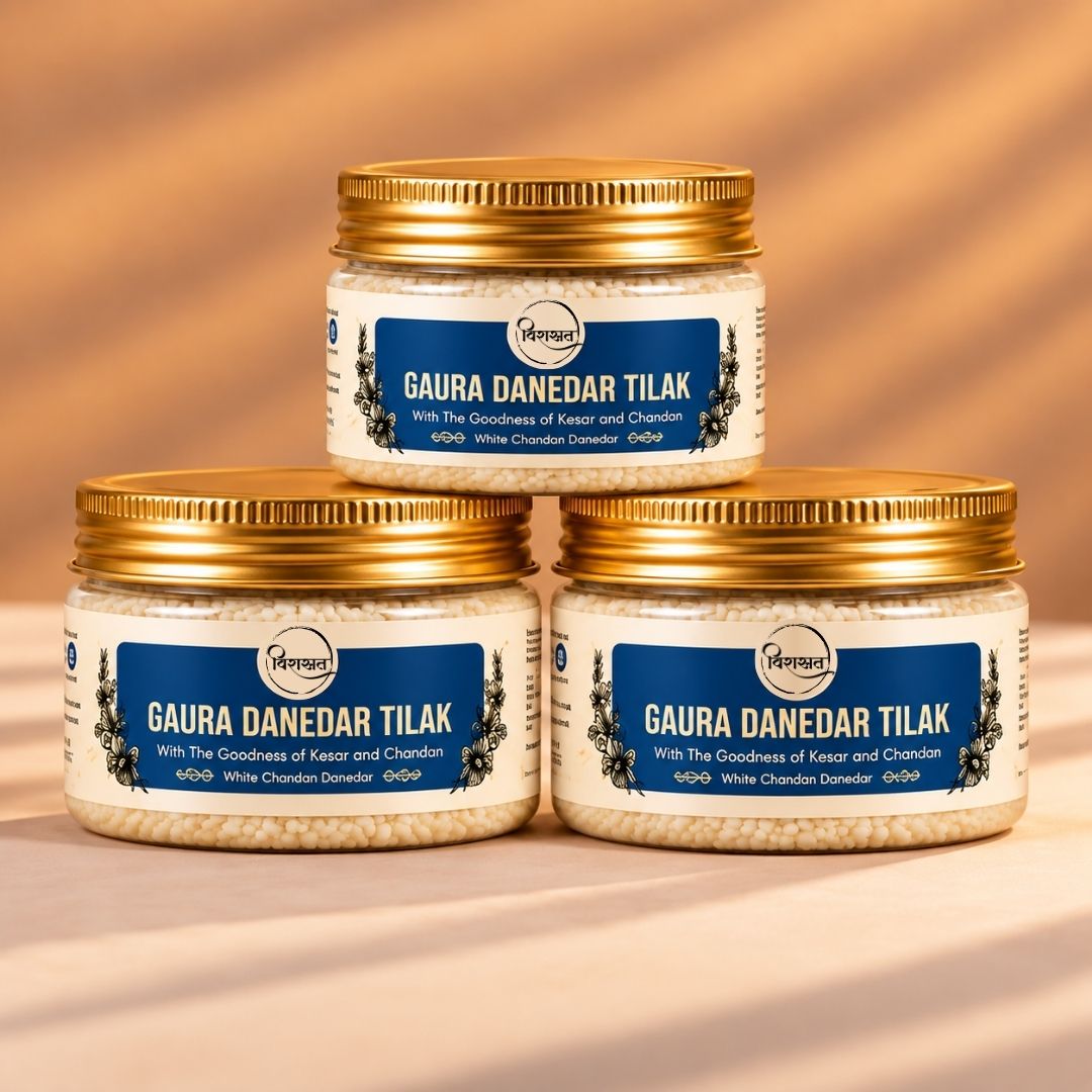 Gaura Danedar Tilak - White Danedar Tilak (50g)