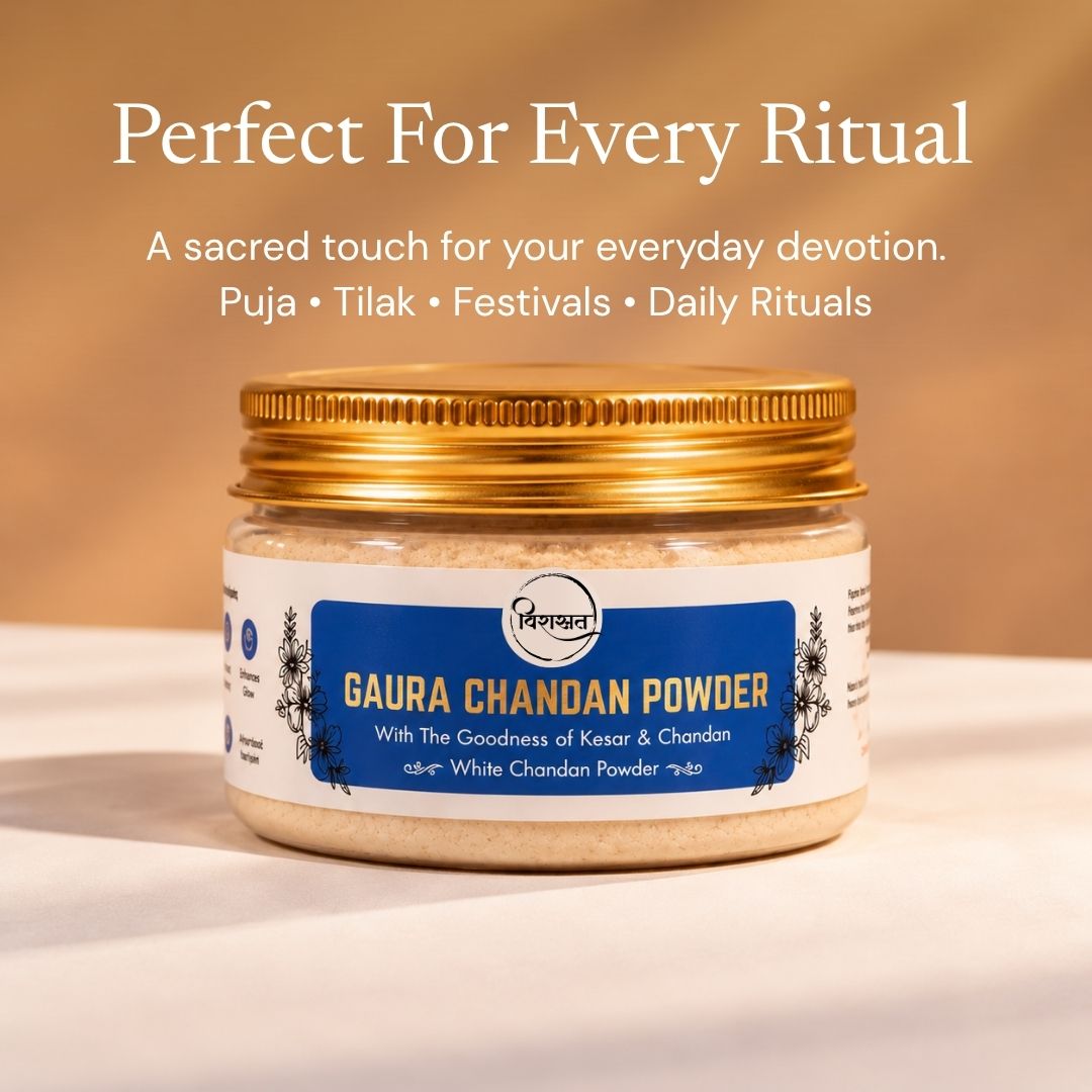 Gaura Powder Tilak - White Powder Tilak (40g)