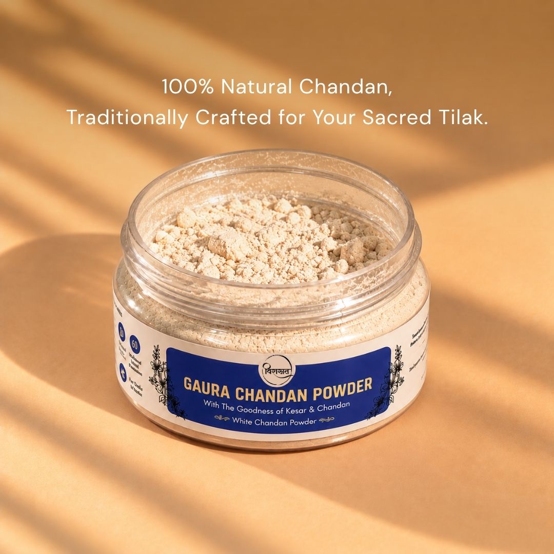 Gaura Powder Tilak - White Powder Tilak (40g)