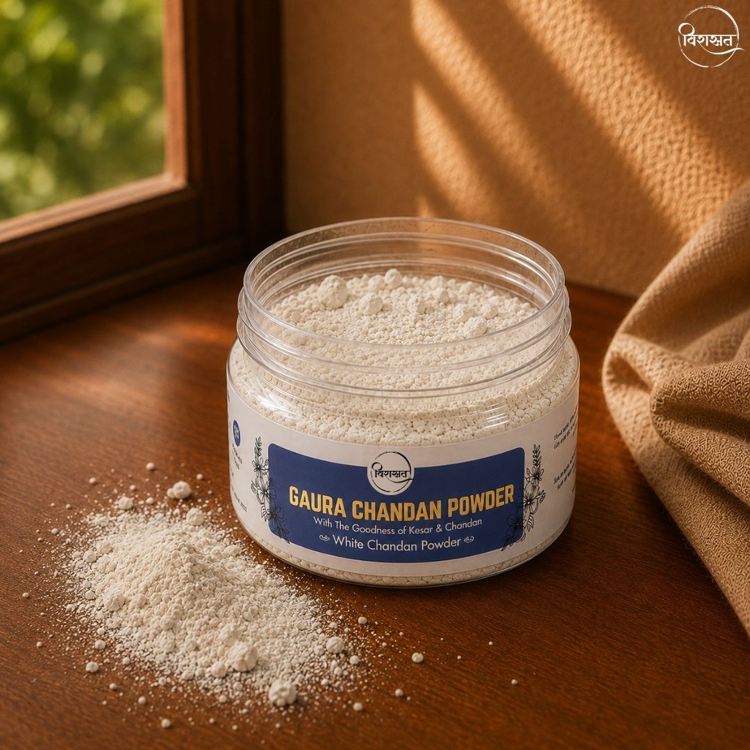 Gaura Powder Tilak - White Powder Tilak (40g)