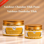 Vaishnav Chandan Tilak Paste with Vaishnav Dandedar Tilak - Combo