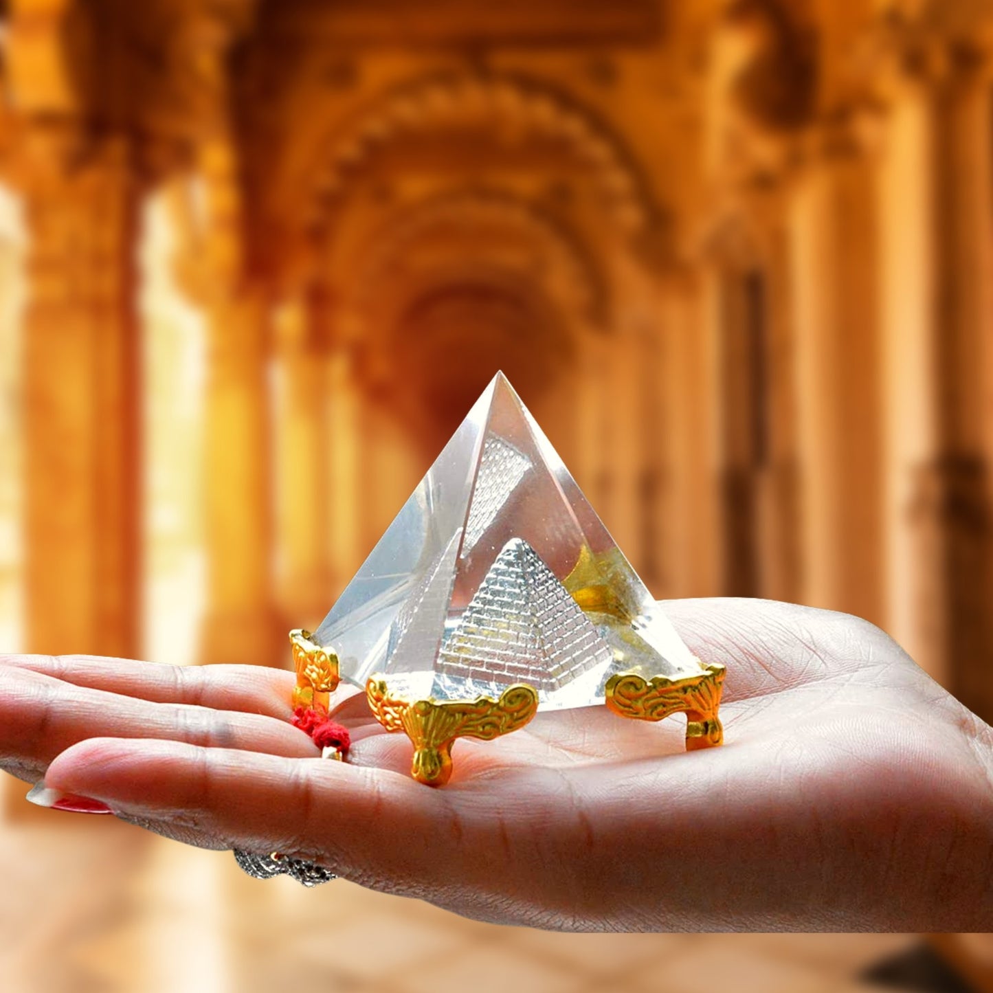 Glass Crystal Pyramids - Virasit