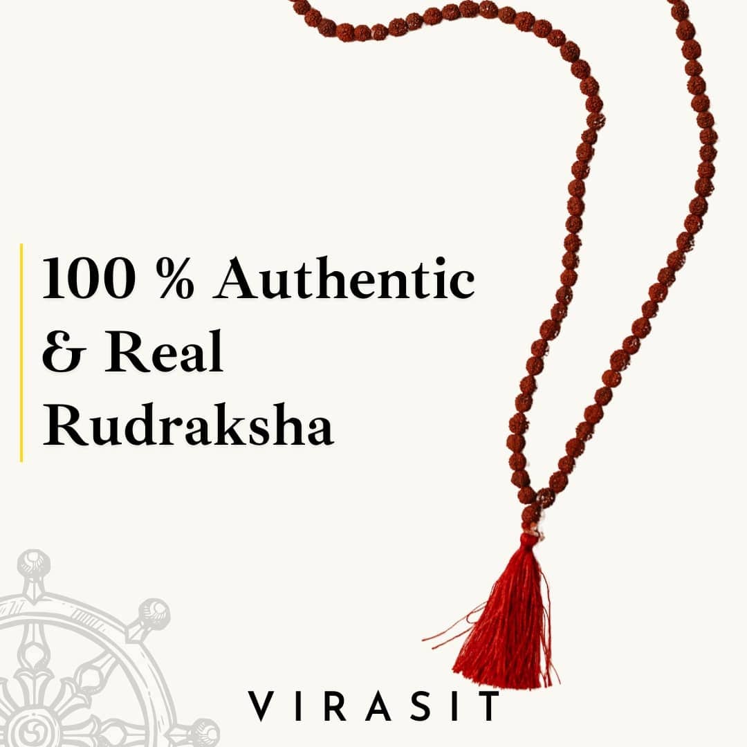 Gomukhi Bag & Rudraksha Mala Combo Pack - VirasitRudraksha mala