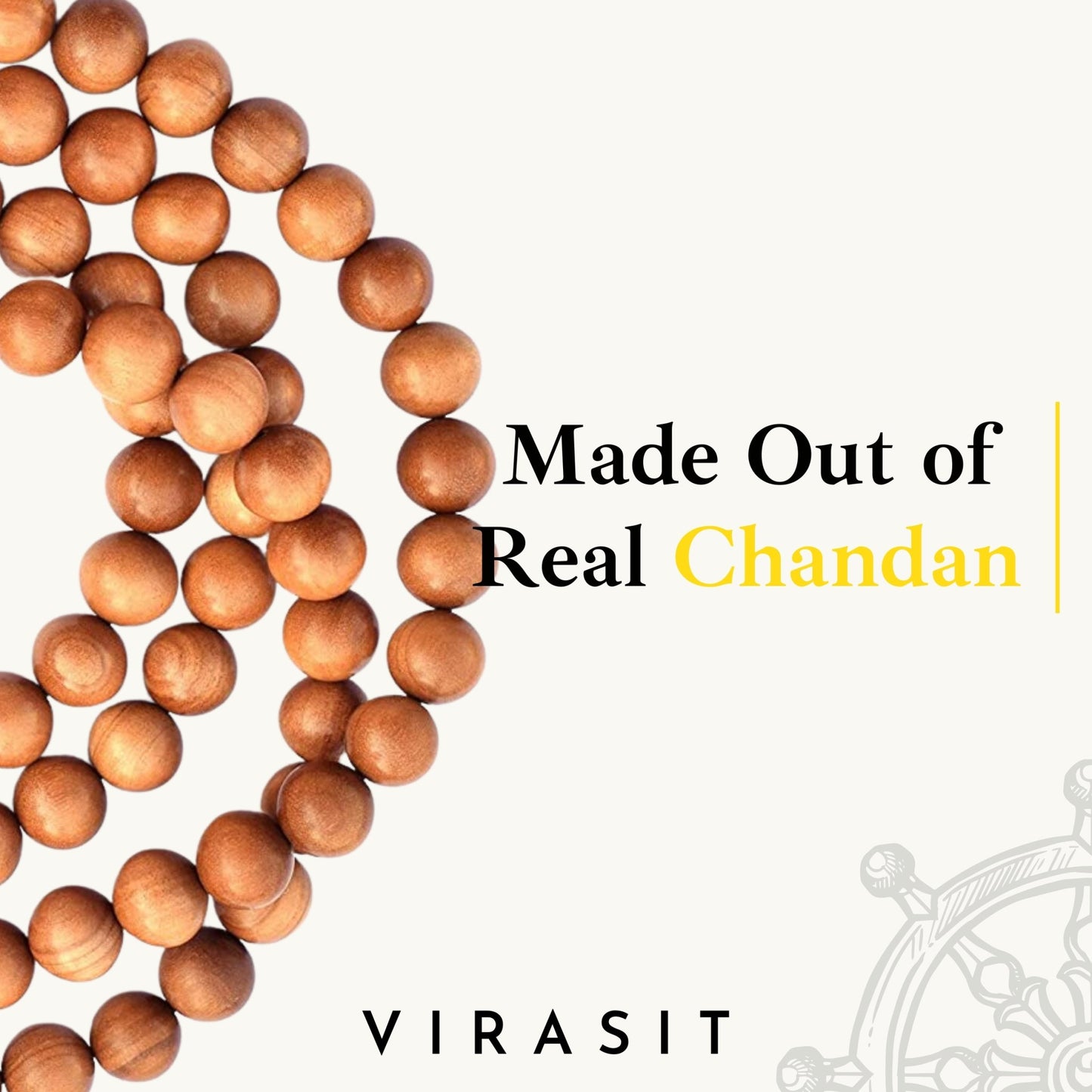 Sandalwood/ Chandan Mala - VirasitPrayer Beads